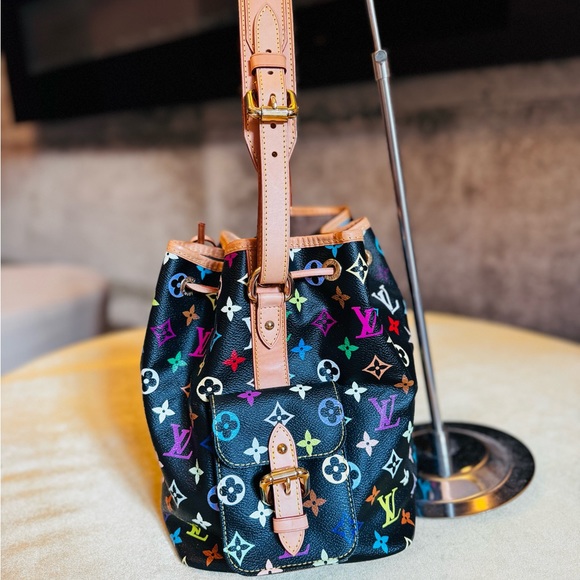 Louis Vuitton Takasahi Murakami Petit Noe Black Multicolor - Picture 3 of 13